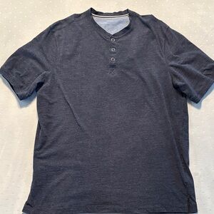 Men's Blue Henley Shirt